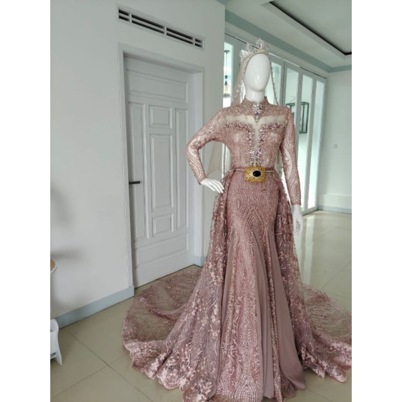kebaya rose gold