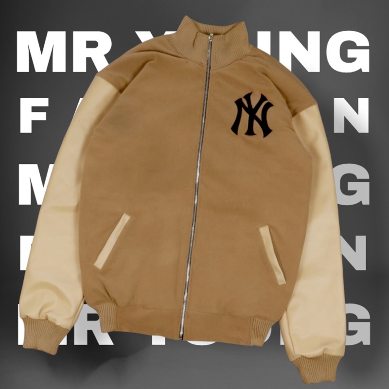 JAKET VARSITY NEW ERA / BAHAN SINTETIS TERBAIK / TURTLENECK VARSITY / JAKET BASEBALL BAHAN KARLIT