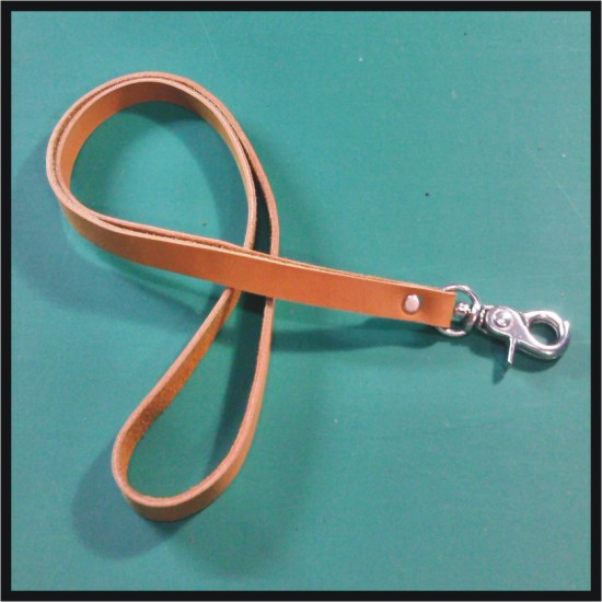 

tali id card kulit asl warna tani | lanyard name tag | leather goods