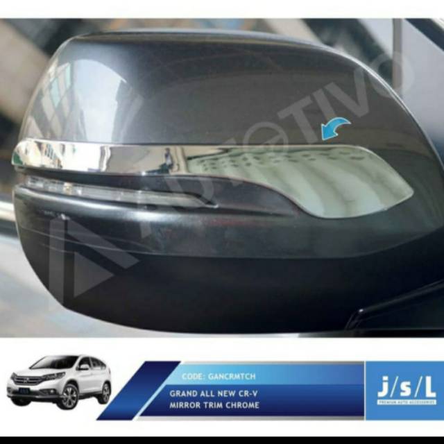 List spion Grand CRV/ mirror trim chrome jsl