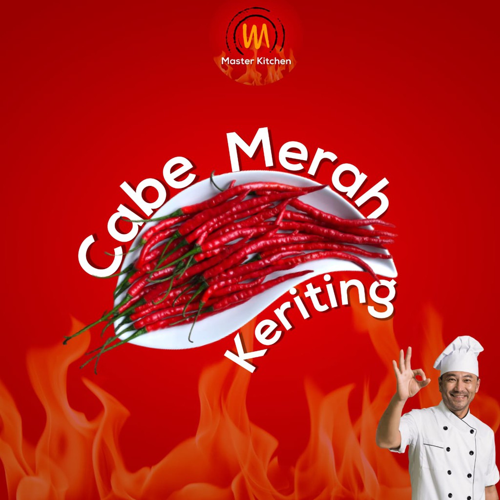 

Cabe Keriting Merah 100gr - Master Kitchen