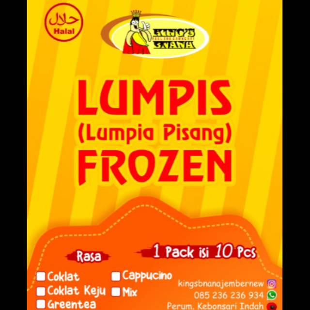 

FROZEN PISCOK KING'S BNANA