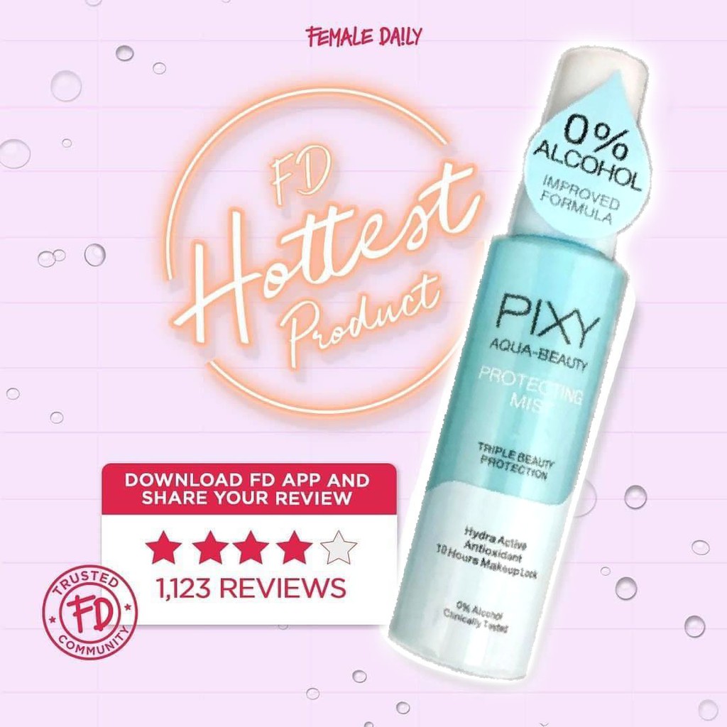 PIXY AQUA BEAUTY 0% ALCOHOL MIST SPRAY 60ml