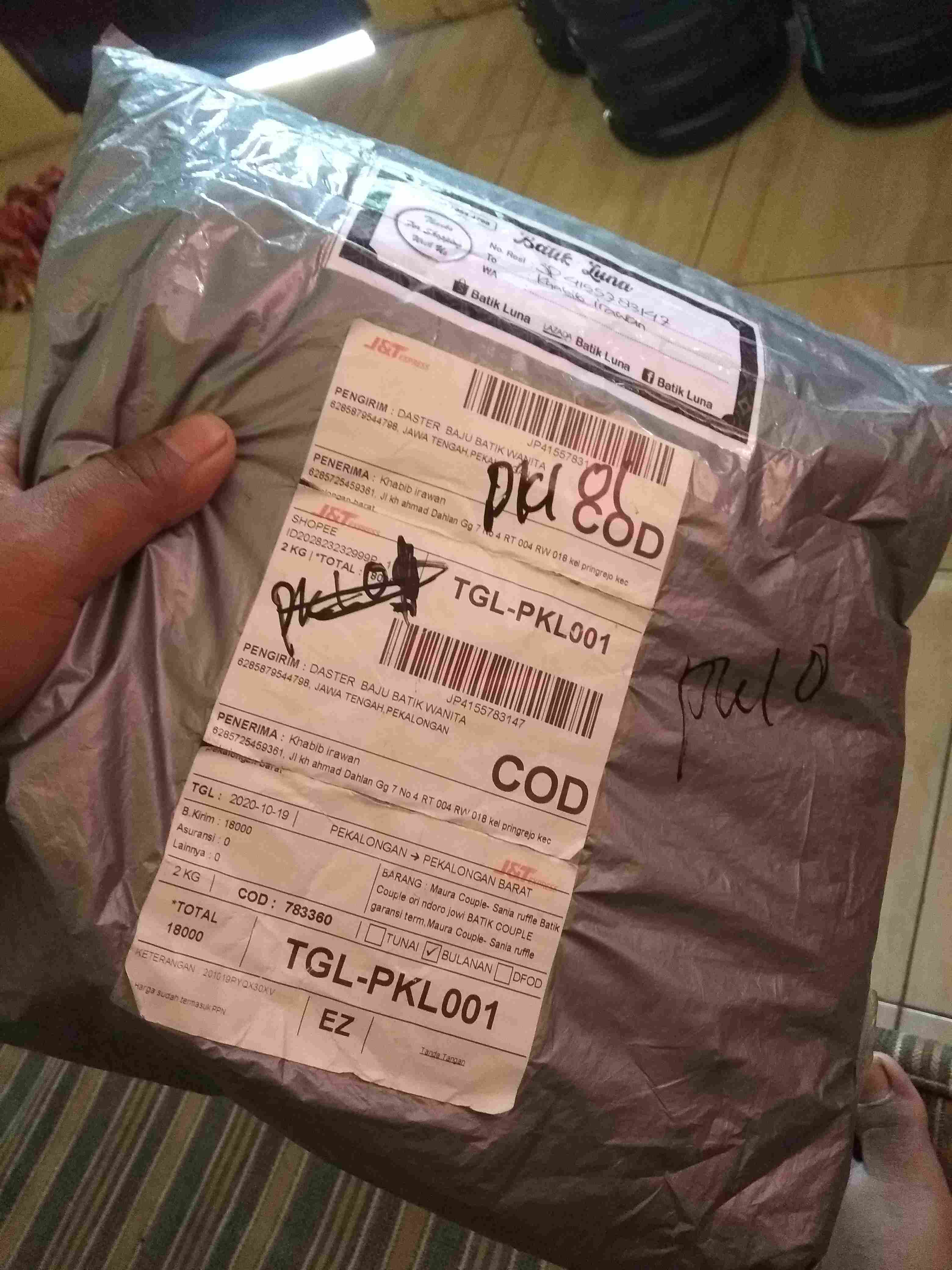 Bisa Pisah Batik Couple Keluarga Sania Ruffle Ori Ndoro Jowi Termurah