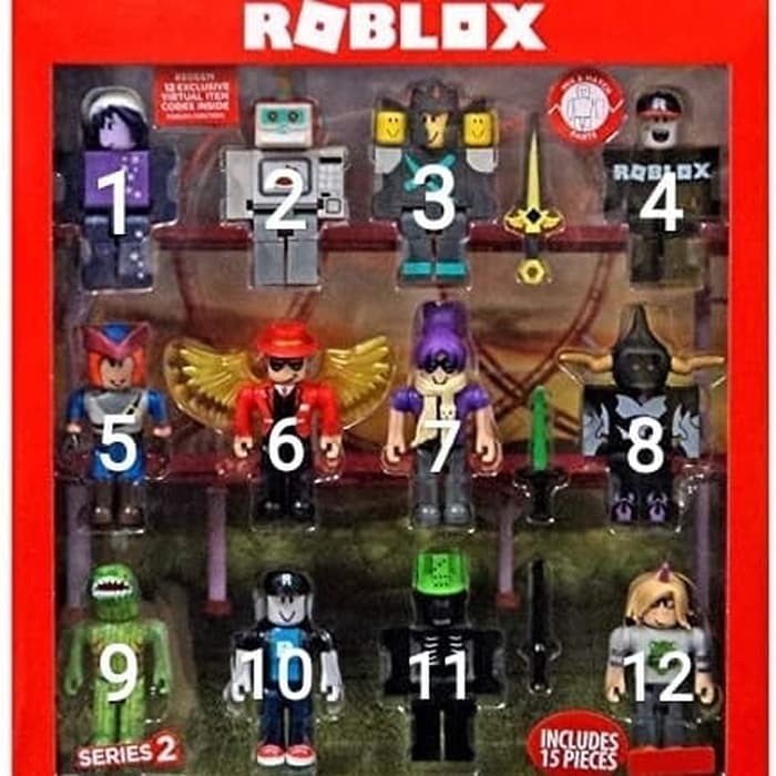Roblox Series 2 Dijual Satuan Action Figure Mainan Tokoh Karakter - details about roblox disco madness mix match set 4 figure pack new