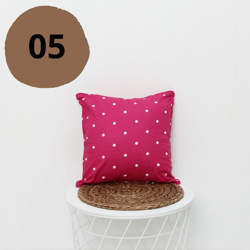 sarung bantal kursi/sofa 40 x 40 (dis5)