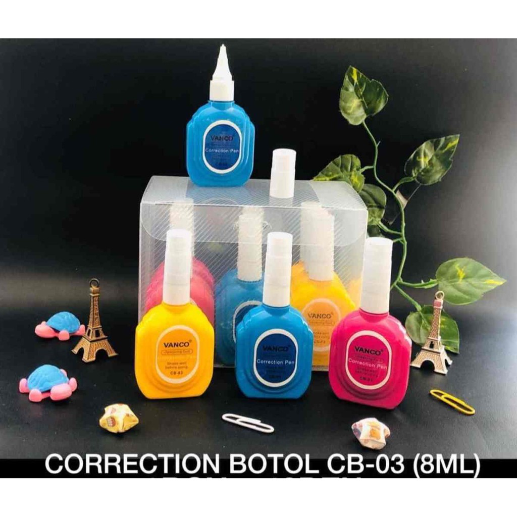 

ROYALE STATIONARY - VANCO TIP EX BOTOL CORRECTION PEN ISI 8ML