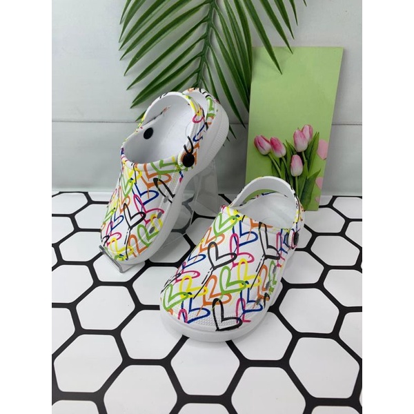 Sandal Baim Anak Stlye Motif Printing Love