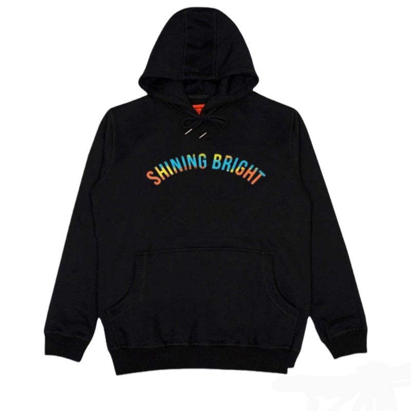 HOODIE SWEATER LOGO SIMPEL SEPESIAL HITAM