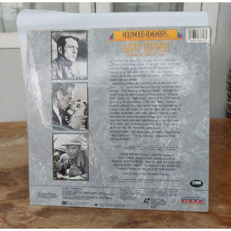 Kaset Laser disc Gary Cooper American Live