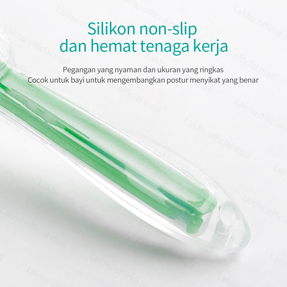 Lakhu sikat gigi anak bayi silicon/baby tooth brush 1-3tahun