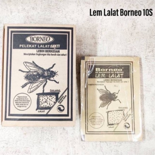 

Lem Lalat Ampuh Merk Borneo isi 10 Lembar