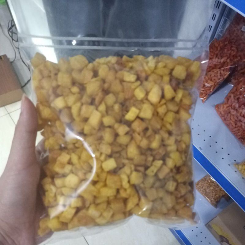 

[ Ready Medan ] Ubi Beteng dadu 250 gram/ Ubi Ampera / Ubi Asin Gurih