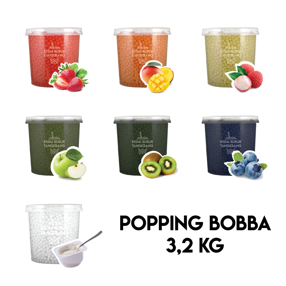 

Popping Boba poppingboba 3,2kg strawberry mango leci kiwi apple blueberry bmb