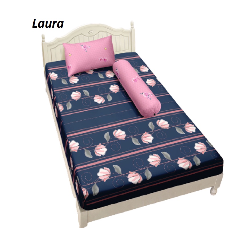 Ss Sprei Aloha 120 120x200 Single Size No 3 Corak Printing Internal Lady Rose Group