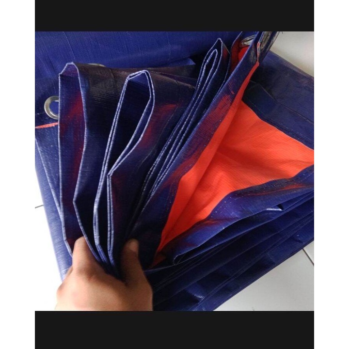 TERPAL PLASTIK TEBAL CAP MONTANA//KOLAM// A8 ukuran 3 meter x 4 meter // KUAT BERKUALITAS (TEHNOLOGI