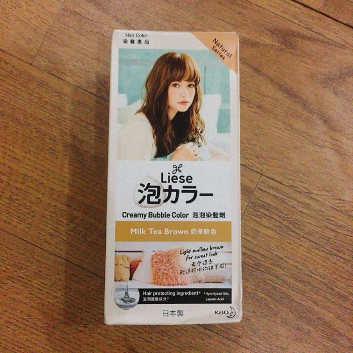 Liese creamy bubble hair color - milk tea brown