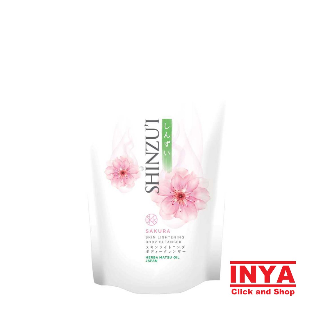 SHINZUI SAKURA BODY CLEANSER 200ml REFILL - Sabun Mandi Cair