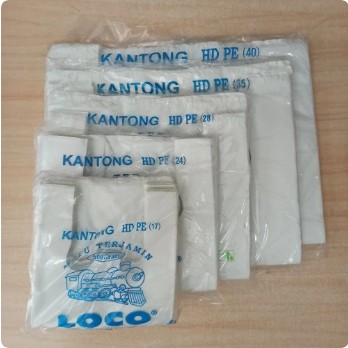 Kantong Plastik Kresek Loco HD Tebal Putih