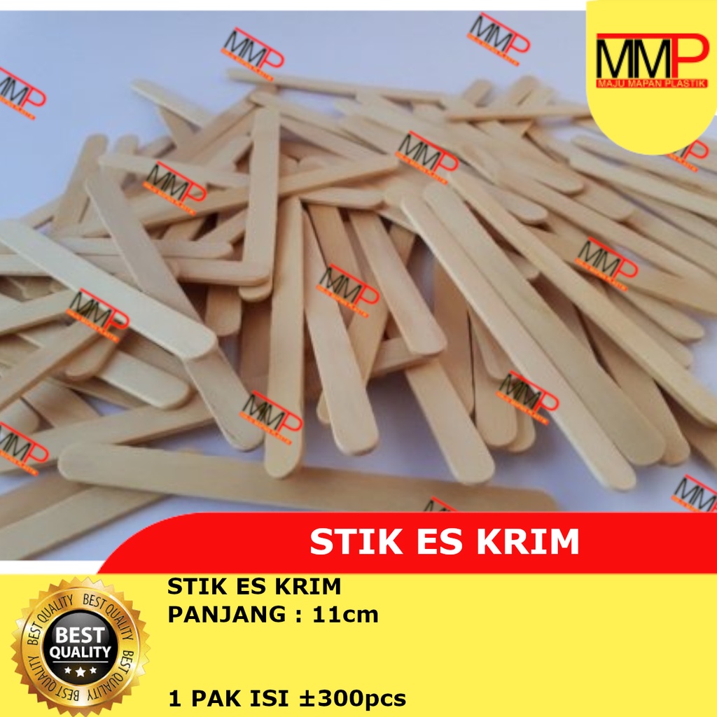 Jual Stik Es Krim / Stick Ice Cream / Tusuk Es Krim Kayu Prakarya Anak