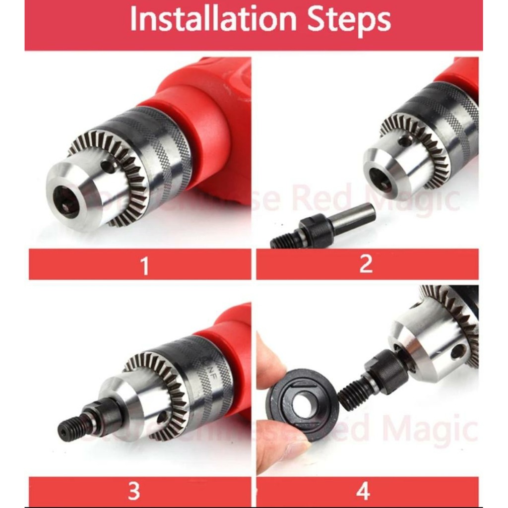 Adapter / Adaptor / Converter / Konverter Mesin Bor Ke Mesin Gerinda ADAPTOR BOR KE GERINDA / CONVERTER BOR JADI GERINDA / ADAPTOR