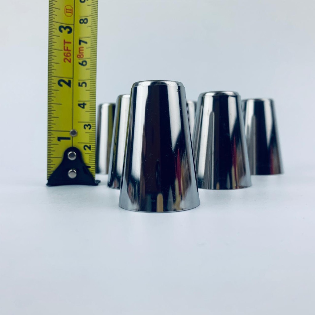 Corong cetakan kue / Cetakan kue / Bahan setenlis / 6 pcs /mount mouth