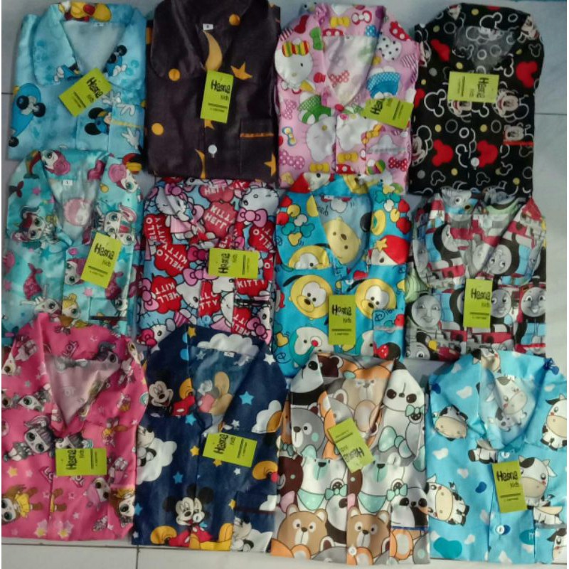 Piyama Anak Motif Kekinian