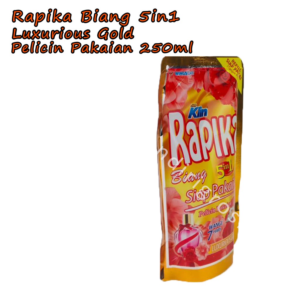 Pelicin Pakaian *Rapika Biang 5in1 * Luxurious Gold * 250ml