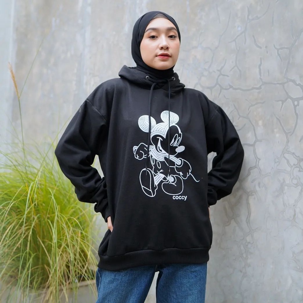 Hoodie Sweater MICKEY COCCY jaket wanita