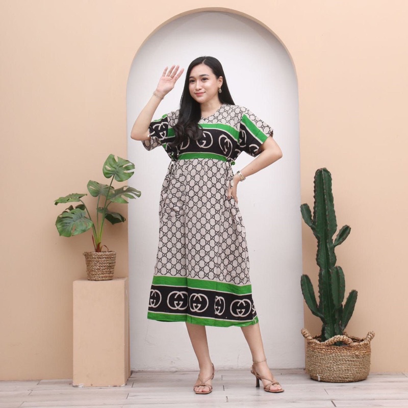 DASTER MIDI MIDHI DASTER CHIBI CIBI DASTER WANITA KEKINIAN BAHAN KATUN RAYON SUPER DASTER BATIK PEKALONGAN