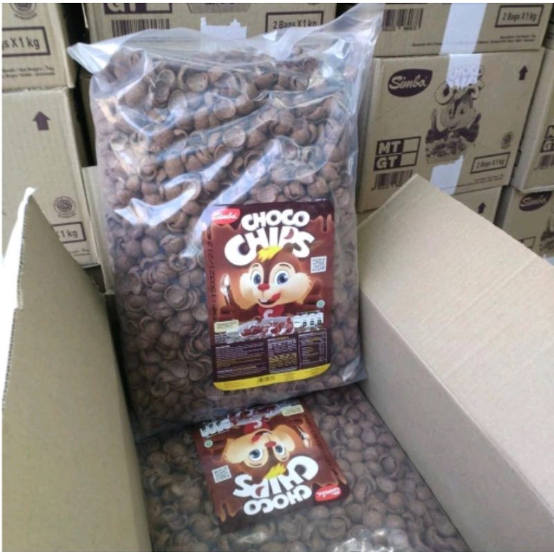 

choco chips/Coco crunch/simba bulky 1bag/dus isi 2kg