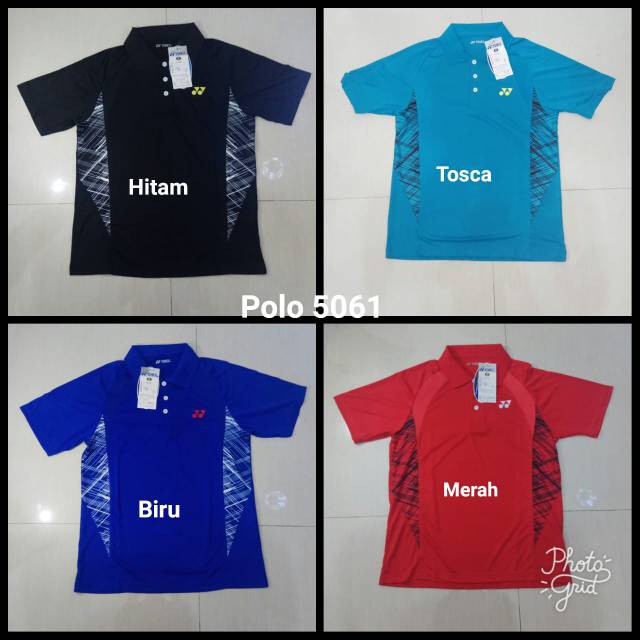 Baju Badminton Yonex Berkerah Import Kaos Bulutangkis Baju Yonex Polo 5061 Impor Murah