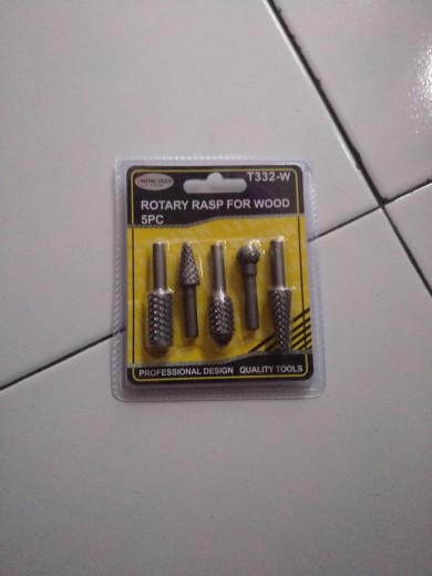 Mata Bor Lubang Ukir Kayu Wood Bits Steel 1/4 Inch 5 Pcs 57000