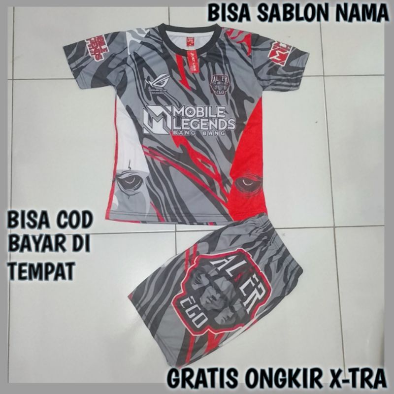 SETELAN BAJU GAMING MOBILE LEGEND BAJU ALTER EGO SETELAN BAJU KAOS ANAK LAKI LAKI