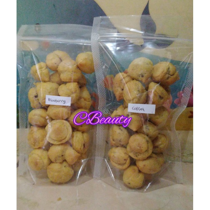 

Kue Sus Kering Renyah 100 gram - Soes Coklat, Blueberry, Jajanan Makanan, Jajan