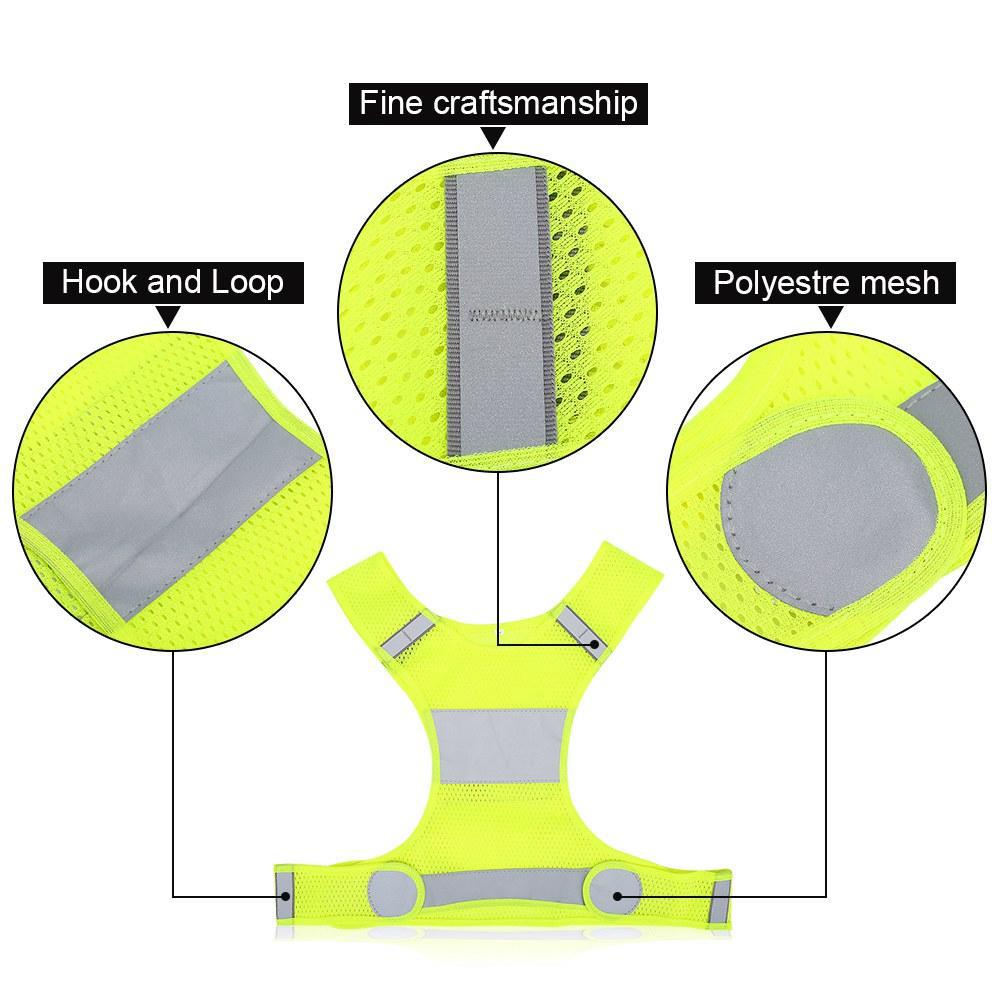 Hougl Adjustable High Visibility Reflective Safety Vest