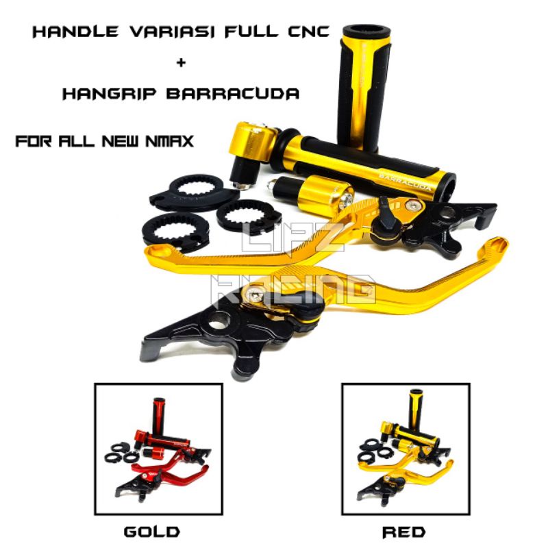 (PAKET) Handle variasi dull cnc+ Hangrip Barracuda