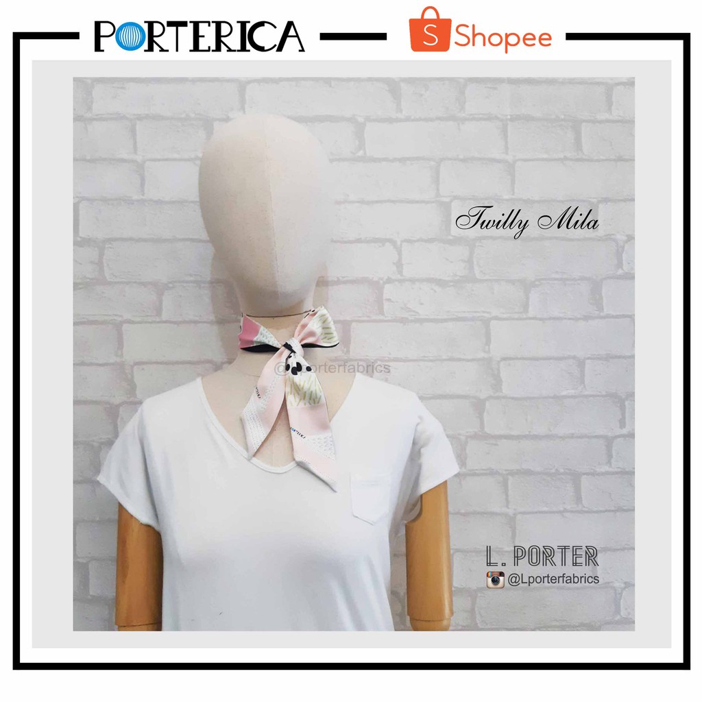 Twilly Motif Mila / Twilly Tas / Twilly Leher