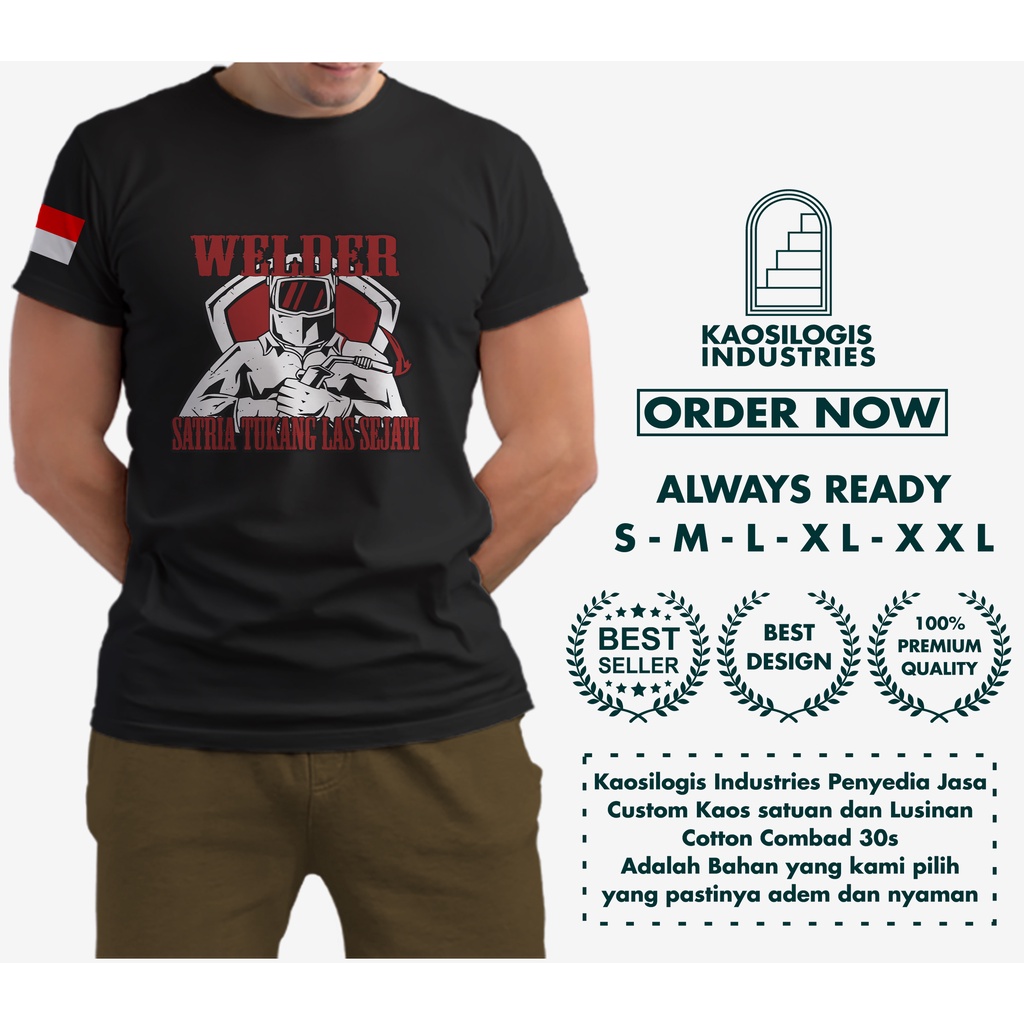 Kaos Welder Tukang Las Sejati Kaos Tukang Las Baju Distro