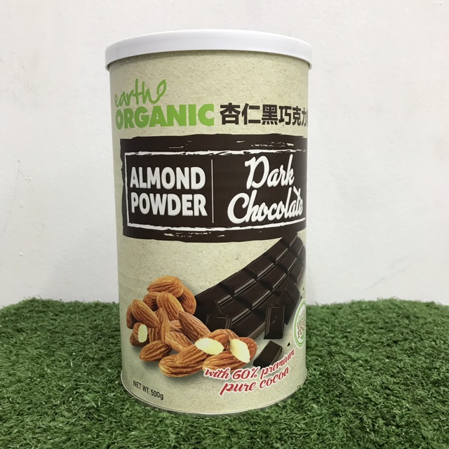 Earth Organic Almond Powder 500gr 3 Flavor Available