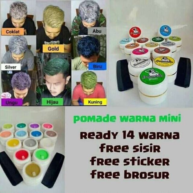 Helloladies Pomade rambut warna
