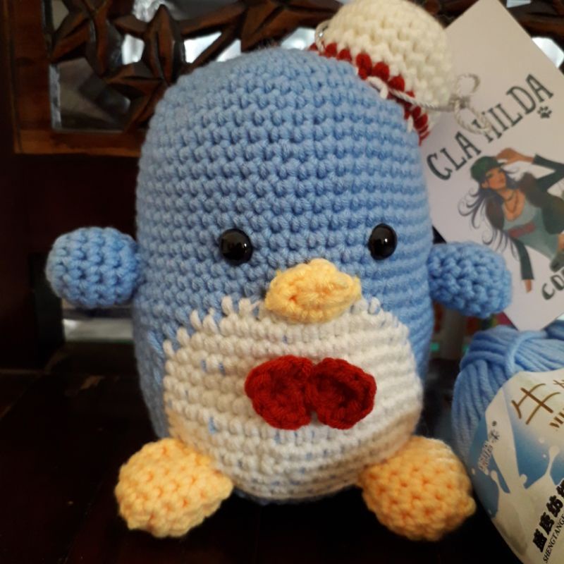 boneka amigurumi pinguin