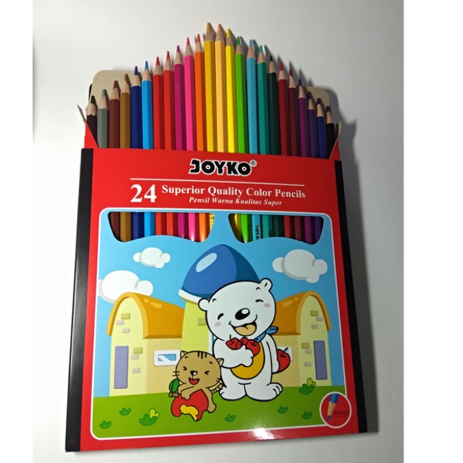 

Promo Pensil Warna Superior 24 Warna Joyko Cp-24Pb Limited