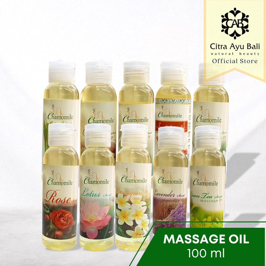 Chamomile Massage Oil (Minyak Urut/Pijat) Aromaterapi 100ml - Citra Ayu Bali