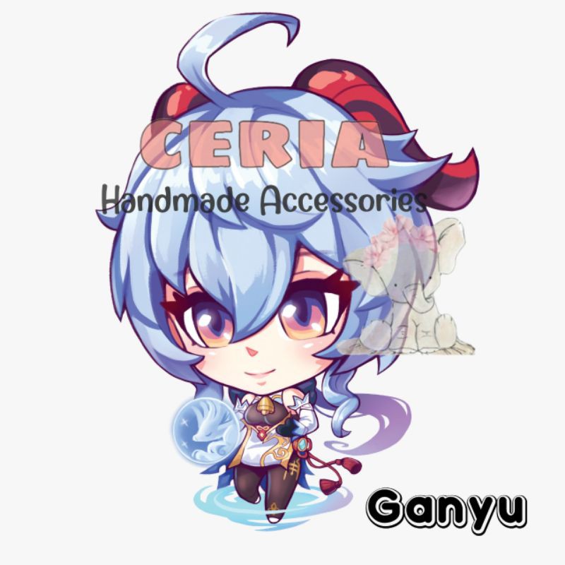 Keychain Genshin Impact Ganyu