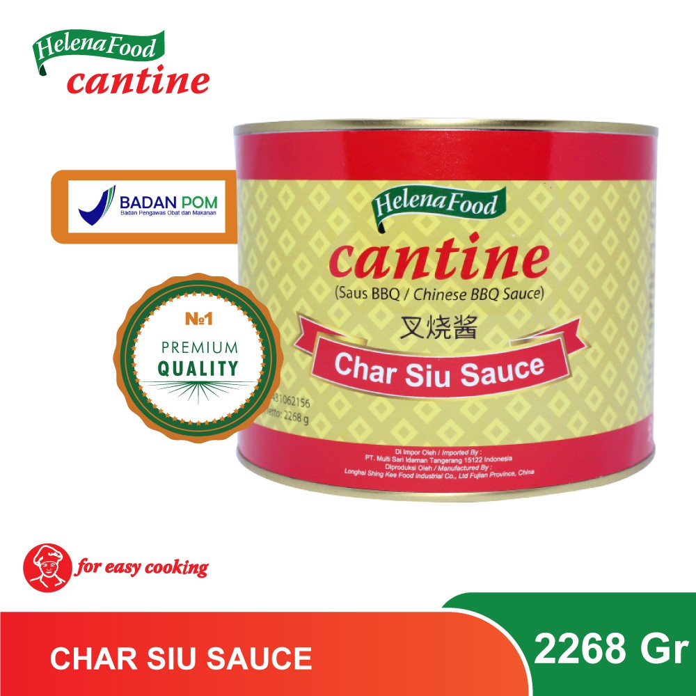 

Saus BBQ/Cantine/Charsiu Barbeque Chinesse BBQ/2268 gr