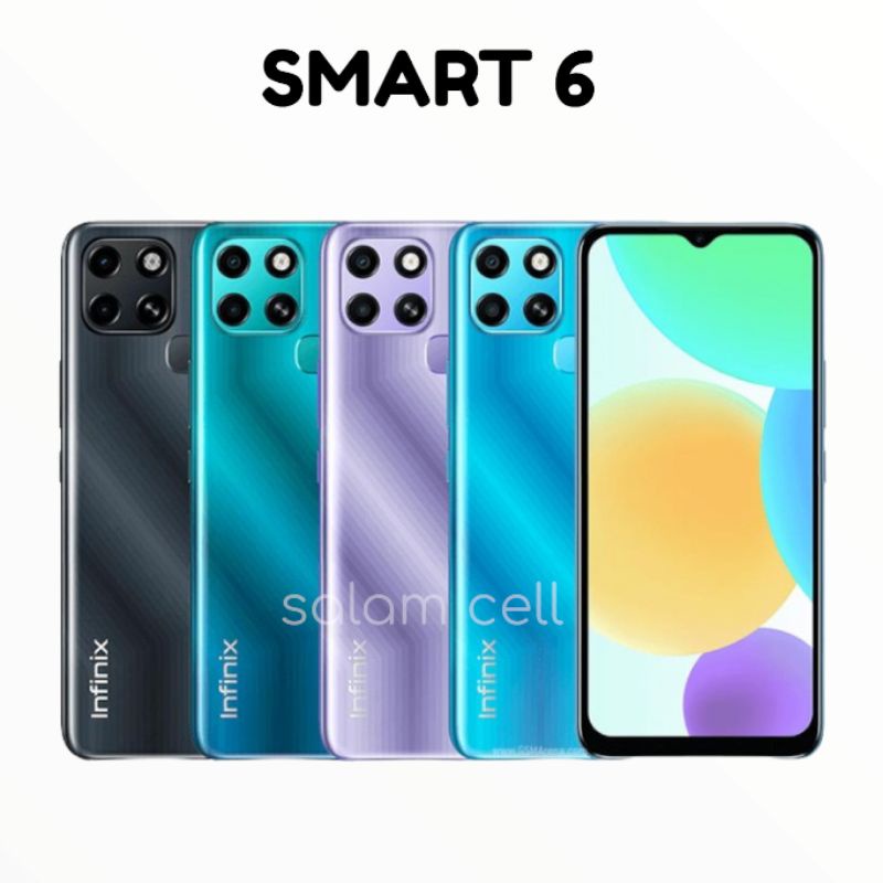 Infinix SMART 6 Plus Ram 3+3/64GB Baterai 5.000MaH Original Garansi Resmi