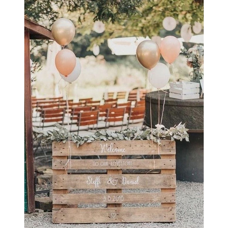 papan nama untuk wedding