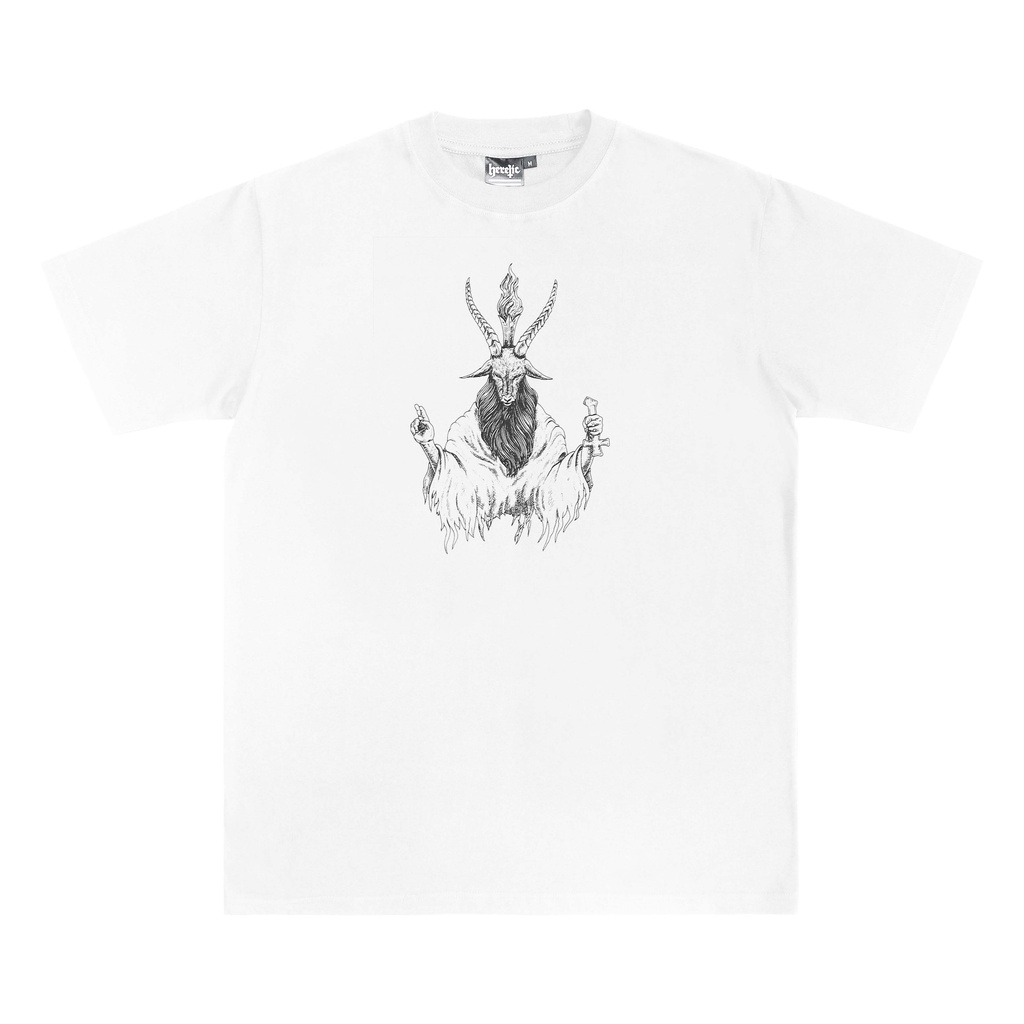 Heretic - T-Shirt - Baphomet White