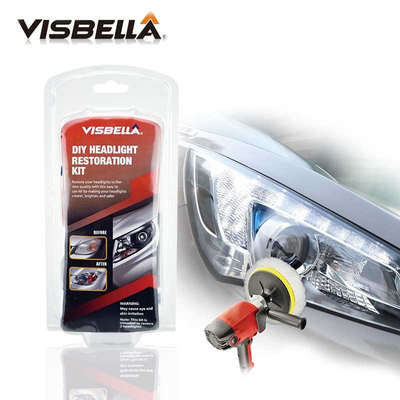 Hot Promo ! Visbella Pembersih Lampu Mobil DIY Headlight Restoration Kit - SKG-292